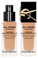 Yves Saint Laurent All Hours Luminous Matte Foundation 24H Wear SPF 30 with Hyaluronic Acid in Mn4 at Nordstrom