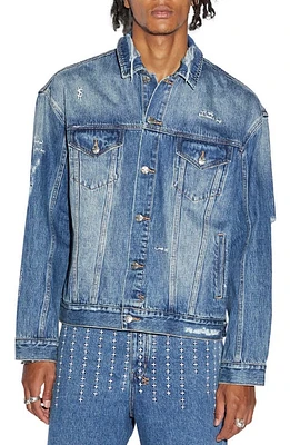 Ksubi Oh G Ekstatik Ripped Denim Jacket at Nordstrom, R