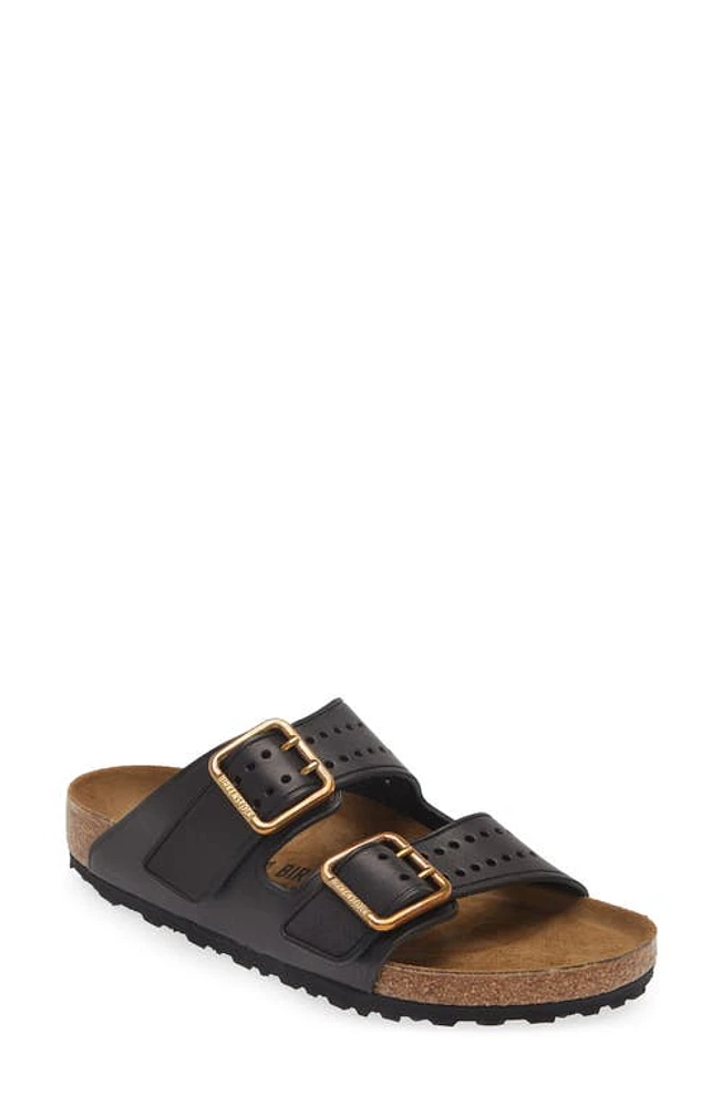 Birkenstock Arizona Bold Slide Sandal Black at Nordstrom,