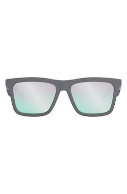 'DiorB27 S1I 56mm Rectangular Sunglasses in Grey /Green Mirror at Nordstrom