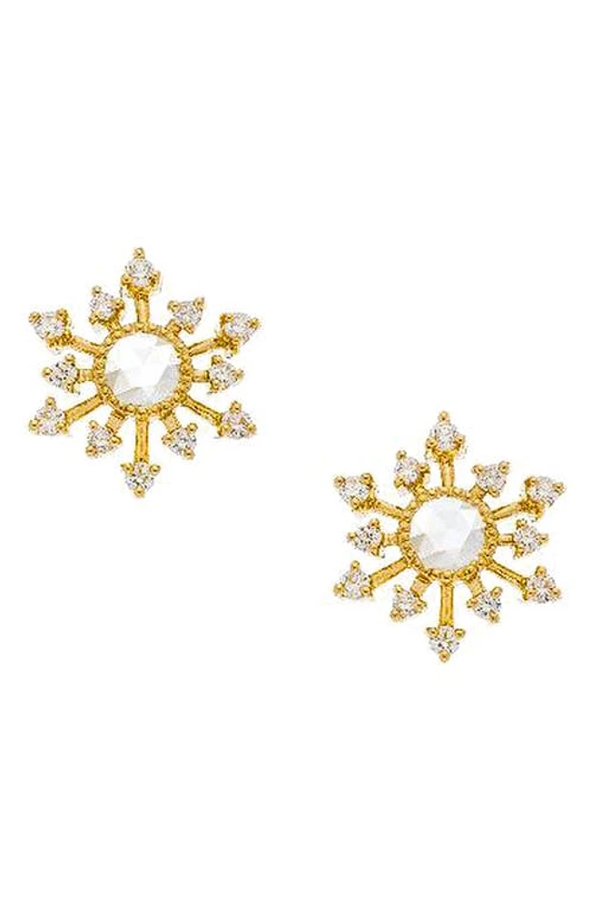 Sethi Couture Leena Diamond Stud Earrings in 18K Yg at Nordstrom