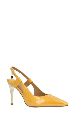 J. Reneé Sirmati Slingback Pointed Toe Pump Marigold at Nordstrom,