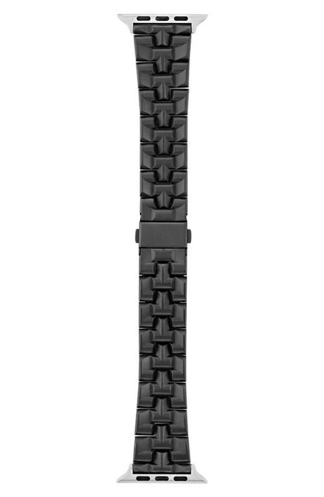 Ted Baker London T-Embossed Silicone 22mm Apple Watch Watchband in at Nordstrom