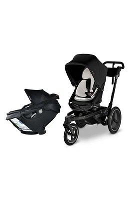 orbit baby Jog & Ride G5 Car Seat & Stroller Travel System in Black Merino/Black at Nordstrom