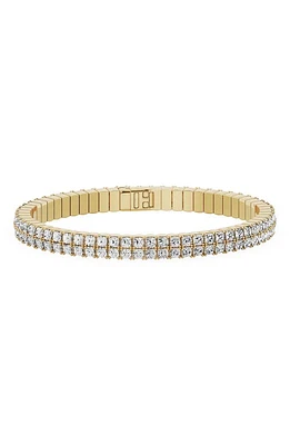 Jennifer Fisher 18K Gold Double Row Diamond Bangle Bracelet - 16.04 ctw in 18K Yellow Gold at Nordstrom, Size 6.5