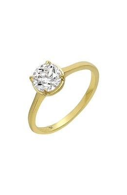 Bony Levy Cubic Zirconia Engagment Ring in Yellow Gold at Nordstrom, Size 6.5