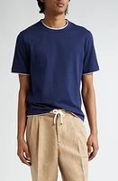 Brunello Cucinelli Tipped Cotton T-Shirt at Nordstrom,