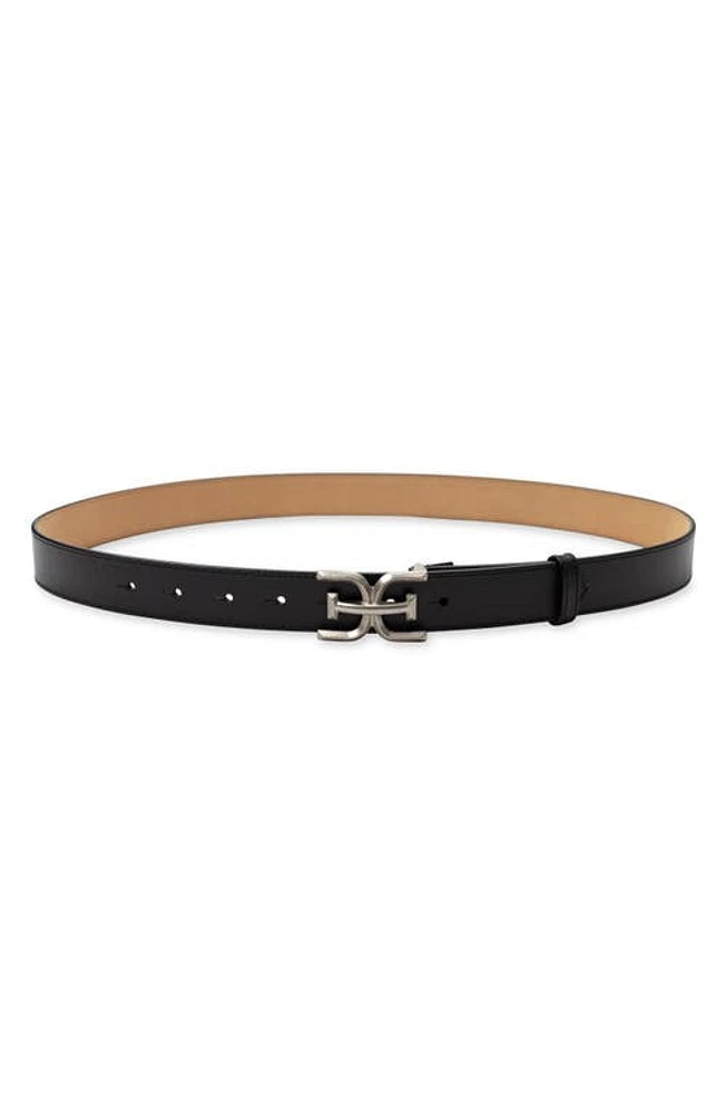 Sam Edelman Logo Buckle Leather Belt at Nordstrom,