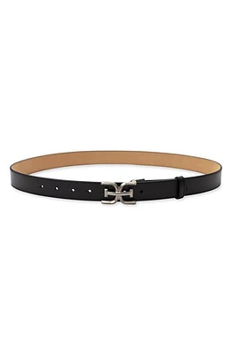 Sam Edelman Logo Buckle Leather Belt at Nordstrom,