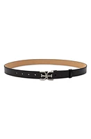 Sam Edelman Logo Buckle Leather Belt at Nordstrom,