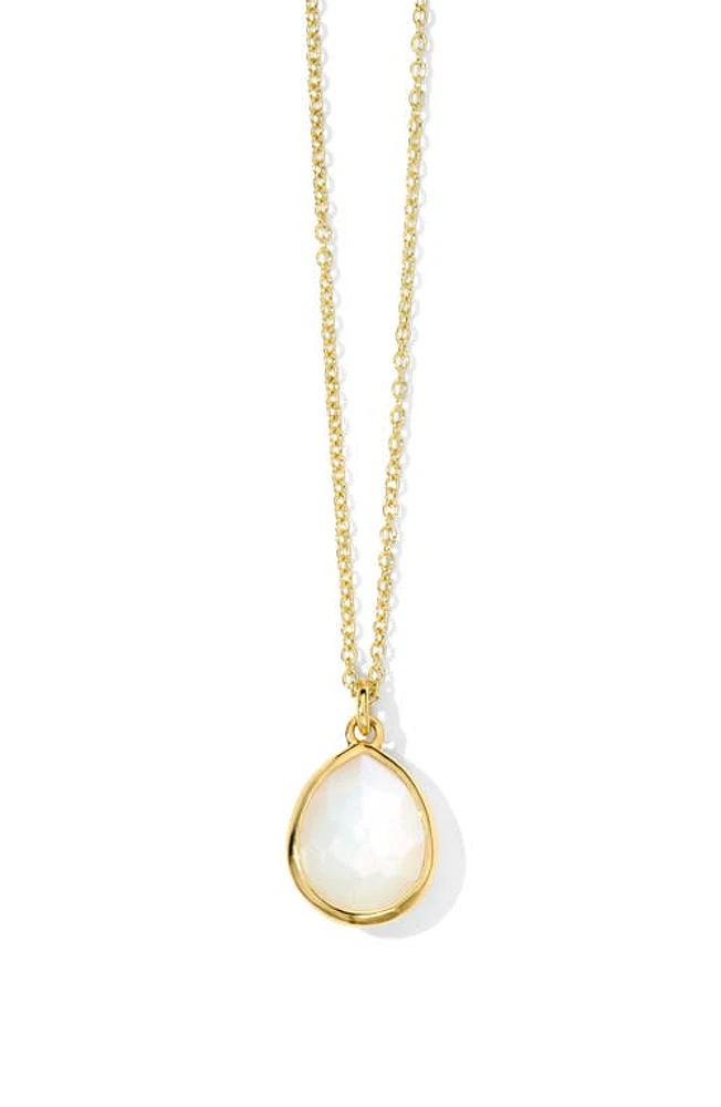 Ippolita Rock Candy Mini Teardrop Pendant Necklace in Gold at Nordstrom, Size 18