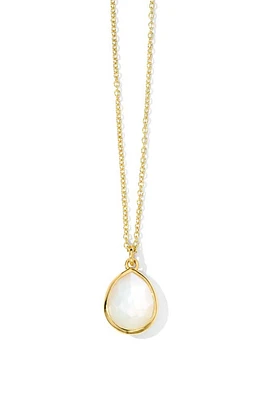 Ippolita Rock Candy Mini Teardrop Pendant Necklace in Gold at Nordstrom, Size 18