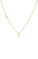 Panacea Initial Pendant Necklace in Gold T at Nordstrom