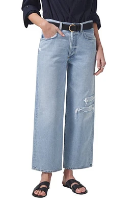 Citizens of Humanity Pina Distressed Ankle Baggy Wide Leg Jeans Cascade at Nordstrom,