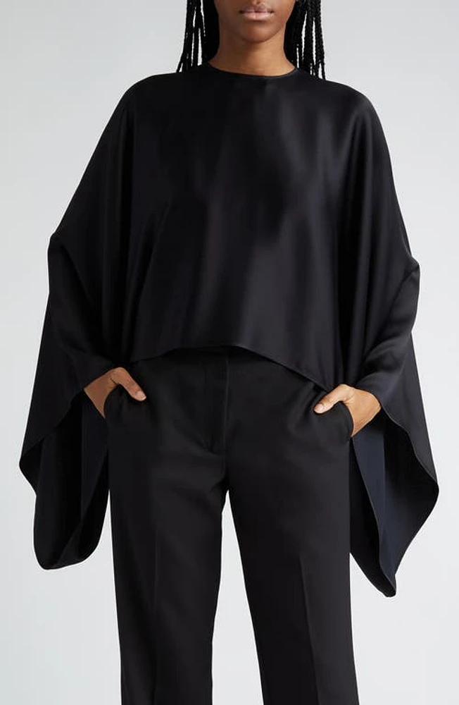 Stella McCartney Draped Layered Long Sleeve Blouse 1000 - Black at Nordstrom, Us