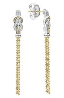 LAGOS Newport Tassel Drop Earrings in Diamond at Nordstrom