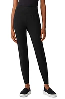 Eileen Fisher High Waist Ankle Leggings Black at Nordstrom,