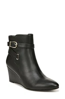 LifeStride Gio Wedge Bootie Black/Black at Nordstrom,