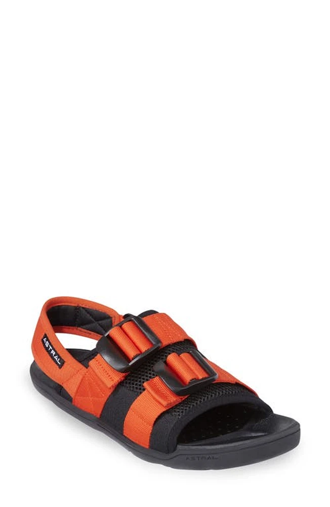 ASTRAL PFD Water Friendly Sandal Fire Orange at Nordstrom,