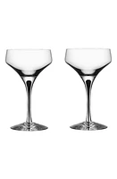 Orrefors Set of 2 Metropol Coupe Glasses in Clear at Nordstrom