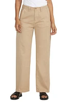 JAG High Waist Wide Leg Cotton & Linen Trousers at Nordstrom, X 30