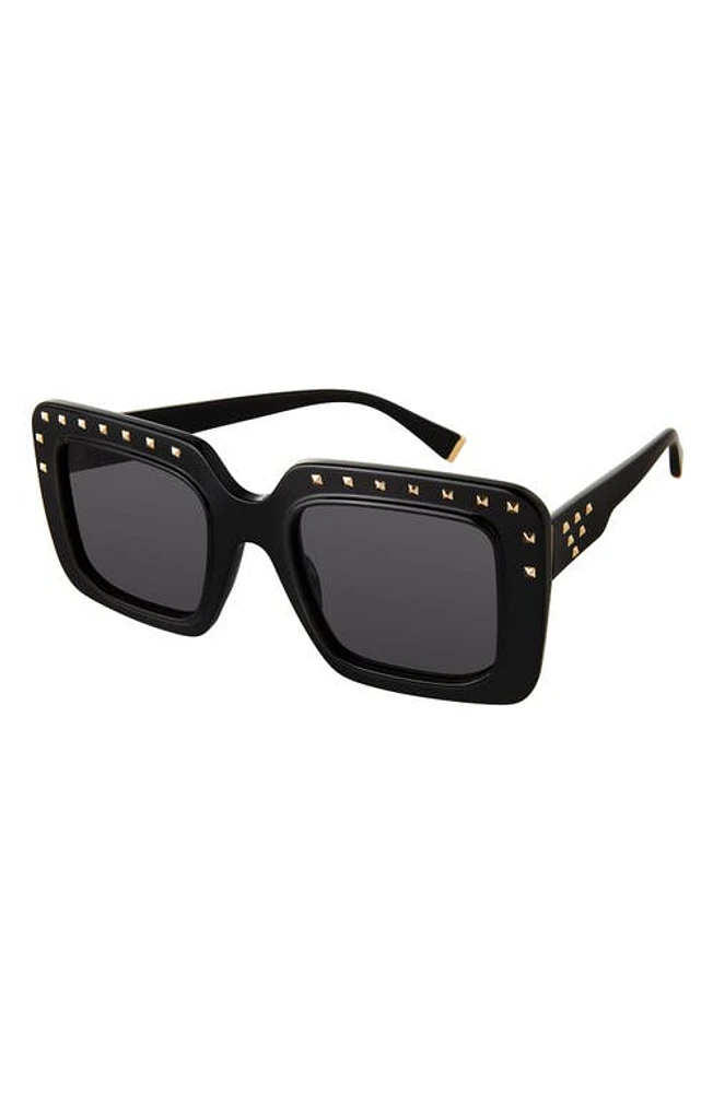 Coco and Breezy Vitality 52mm Square Sunglasses in Black at Nordstrom