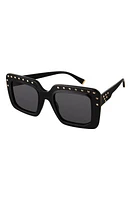 Coco and Breezy Vitality 52mm Square Sunglasses in Black at Nordstrom