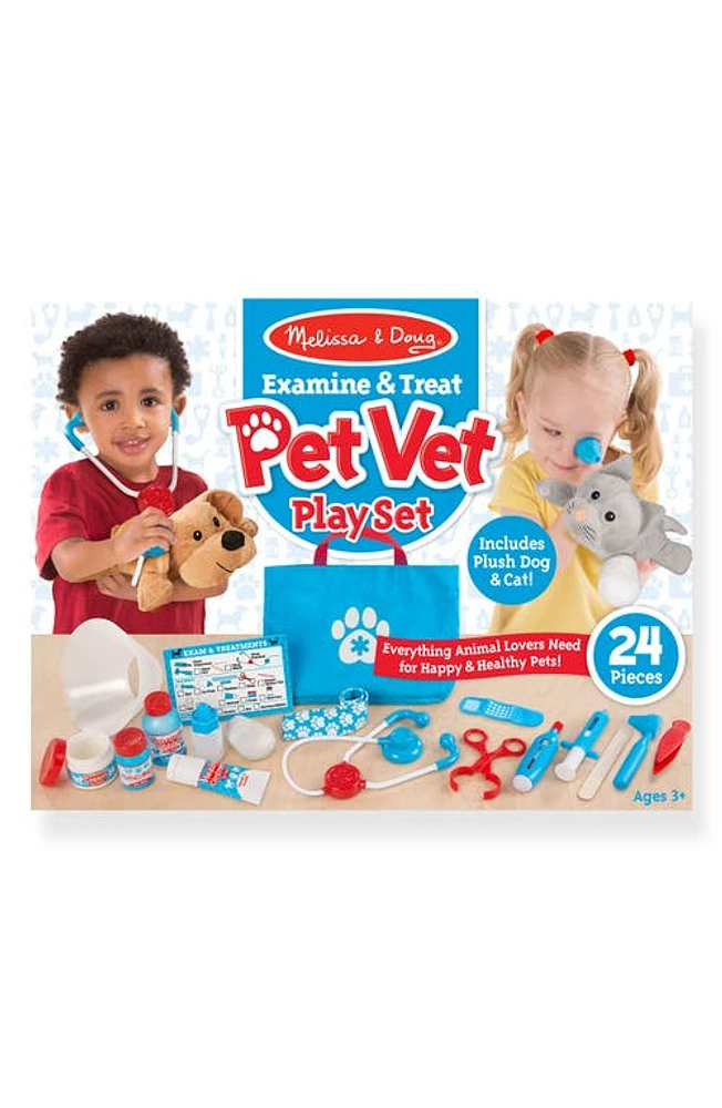 Melissa & Doug Pet Vet Playset in Blue at Nordstrom