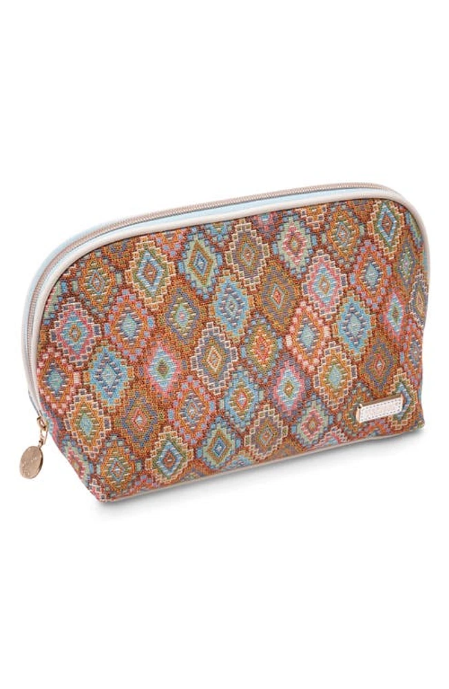 Stephanie Johnson Bodrum Kilim Lola Makeup Bag in Orange Multi at Nordstrom