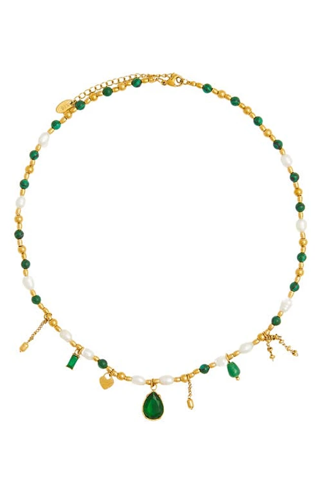 Petit Moments Isabetta Necklace in Emerald at Nordstrom