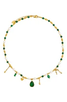 Petit Moments Isabetta Necklace in Emerald at Nordstrom