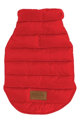 Pendleton Puffer Dog Coat in Red at Nordstrom