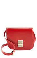 FERRAGAMO Fiamma Small Leather Crossbody Bag in Flame Red at Nordstrom