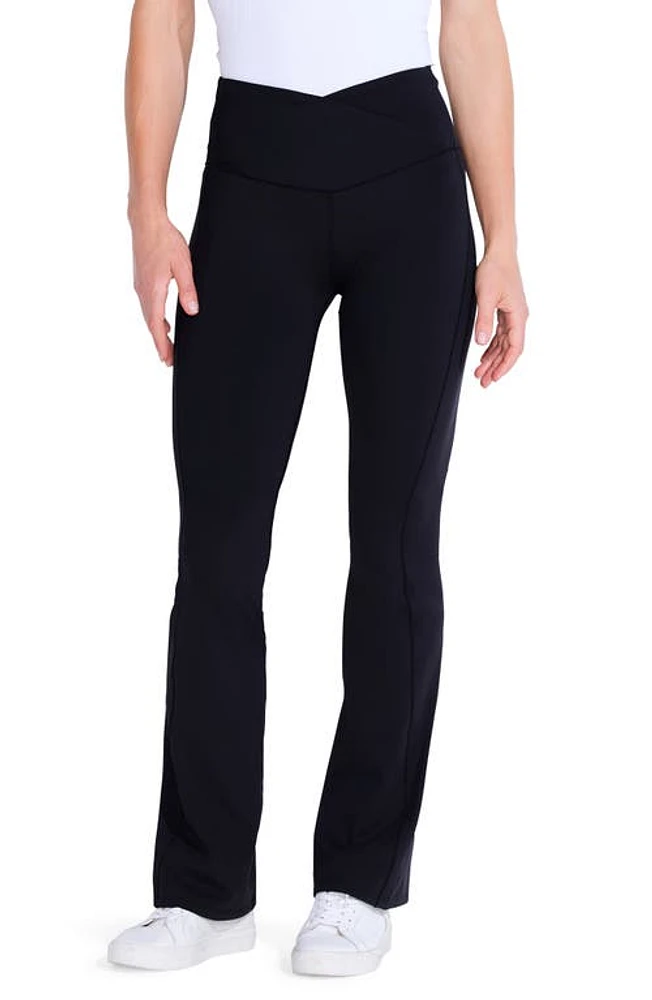 NZ Active by NIC+ZOE FlexFit Bootcut Leggings Black Onyx at Nordstrom,