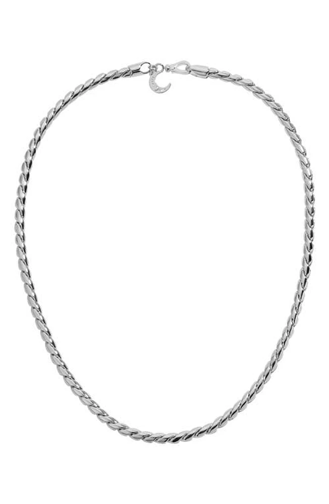 LILI CLASPE Bruna Layered Chain Link Necklace in Silver at Nordstrom