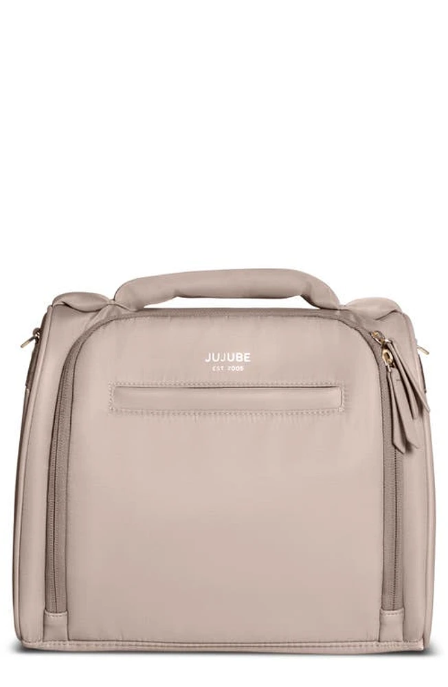 JuJuBe Insulated Twill Bottle Bag in Taupe at Nordstrom