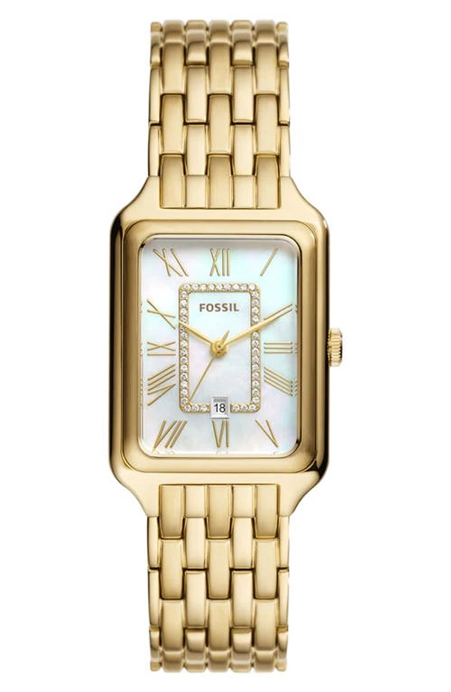 Fossil Raquel Bracelet Watch, 26mm in Gold at Nordstrom