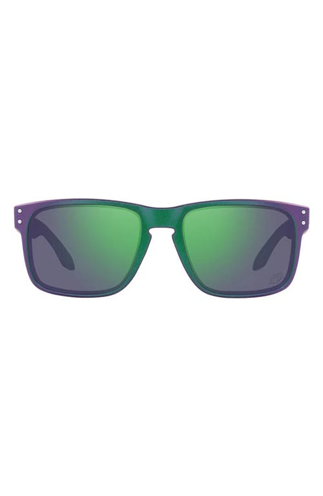 Oakley Holbrook 57mm Prizm Rectangular Sunglasses in Green at Nordstrom