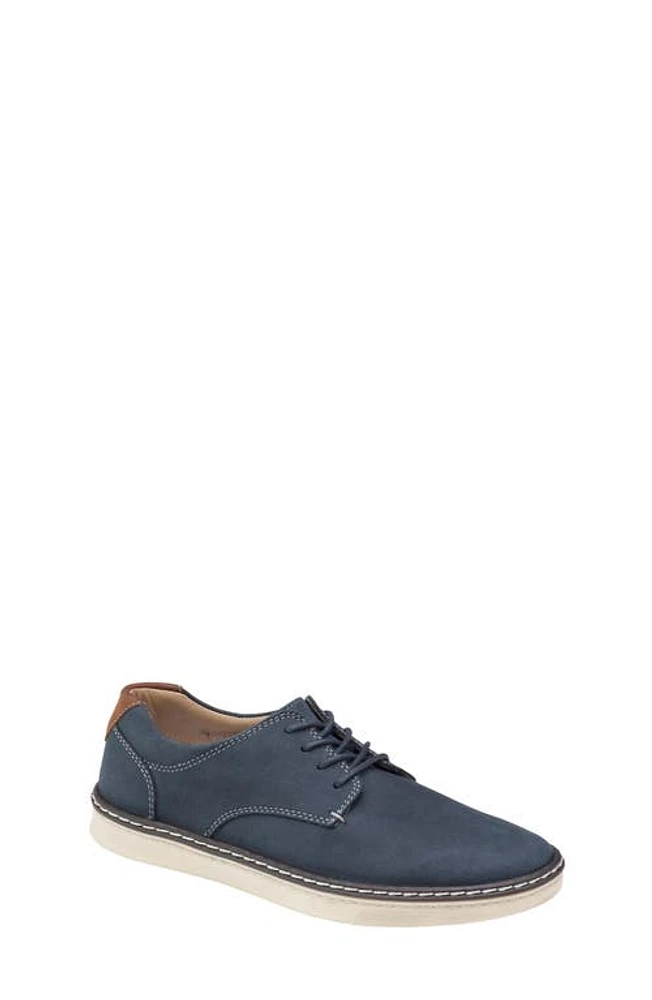 Johnston & Murphy Kids' McGuffey Plain Toe Derby Navy Oiled Nubuck at Nordstrom, M