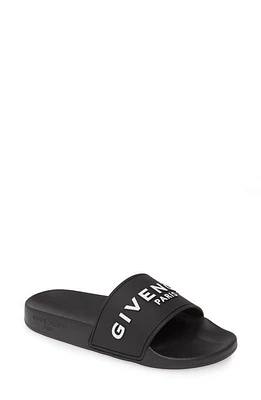 Givenchy Logo Slide in Black/White at Nordstrom, Size 5Us