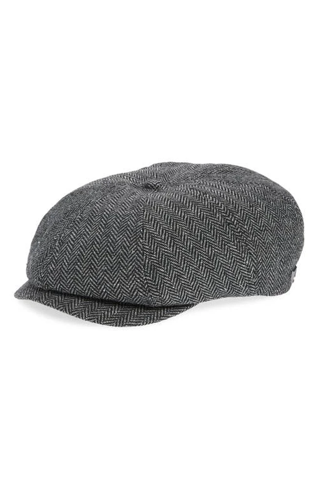 Brixton Brood Driving Cap in Grey/black at Nordstrom, Size Large