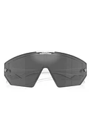 Versace Medusa Horizon Shield Sunglasses in Crystal at Nordstrom