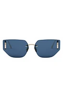 DIOR 30Montaigne B3U 65mm Gradient Oversize Butterfly Sunglasses in Shiny Gold Dh /Blue at Nordstrom