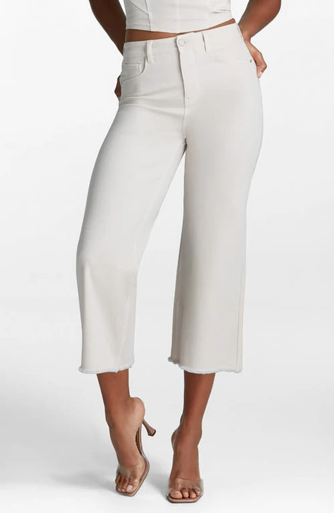 Commando Dia Raw Hem Crop Wide Leg Jeans at Nordstrom,