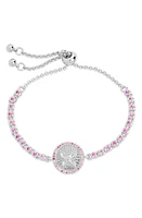 Sterling Forever Bindi Butterfly Charm Slider Bracelet in Silver at Nordstrom