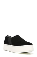 Vince Warren Platform Slip-On Sneaker Black Suede at Nordstrom,