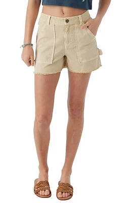 O'Neill Kids' Charli Cotton Twill Carpenter Shorts True Khaki at