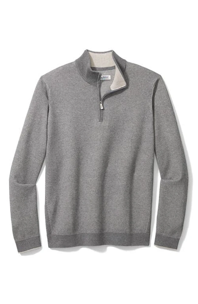 Tommy Bahama Coolside IslandZone Half Zip Pullover Sweater at Nordstrom,