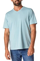 34 Heritage Deconstructed V-Neck Pima Cotton T-Shirt Forget-Me-Not at Nordstrom,