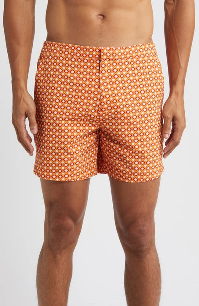 Fair Harbor The Sextant Swim Trunks in Sundrenched Geo at Nordstrom, Size 34